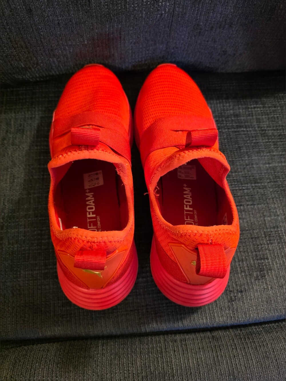 Red PUMA Athletic Shoes Size 10 - Picture 5 of 5